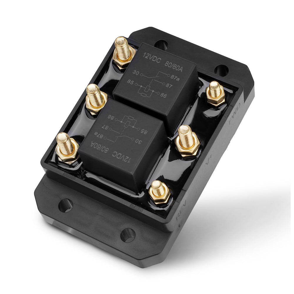JURPLIX front view relay module showing connections and compact design benefit