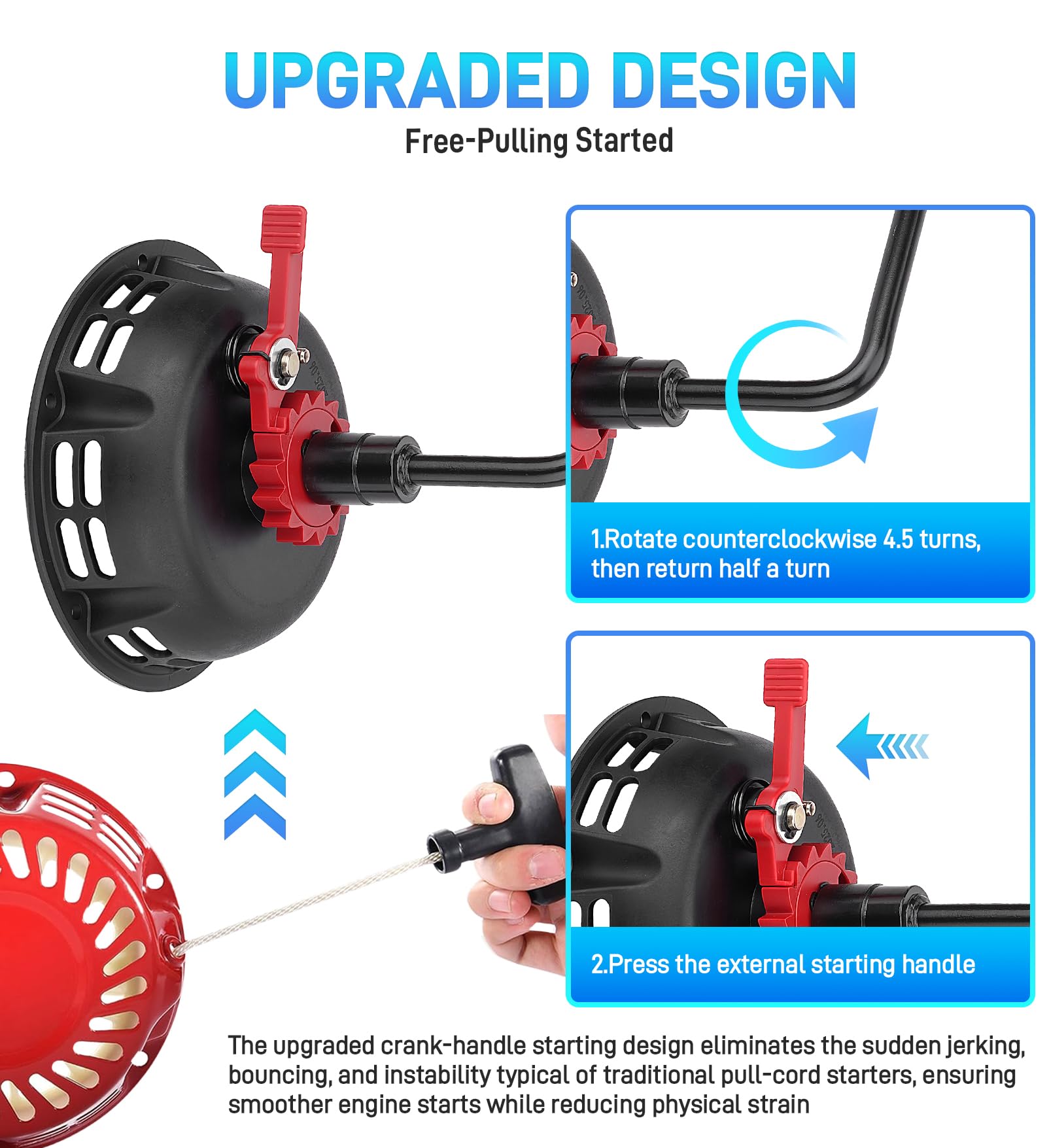 JURPLIX starter mounting bolt detail ensures secure fit and easy installation