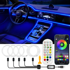 Jushope front packaging showing full LED strip kit and contents for quick install