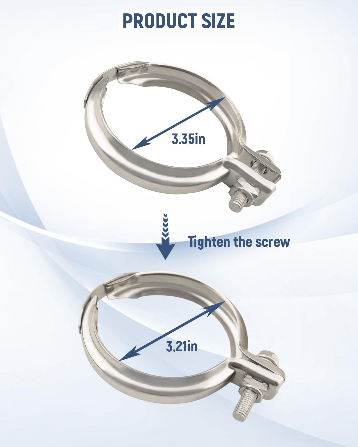 JUWEVAZU clamp in garage during installation improving driving comfort