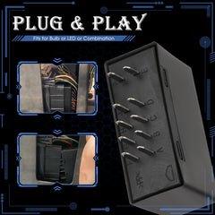 JWEELY LM487 installed in truck dash restoring normal turn-signal function