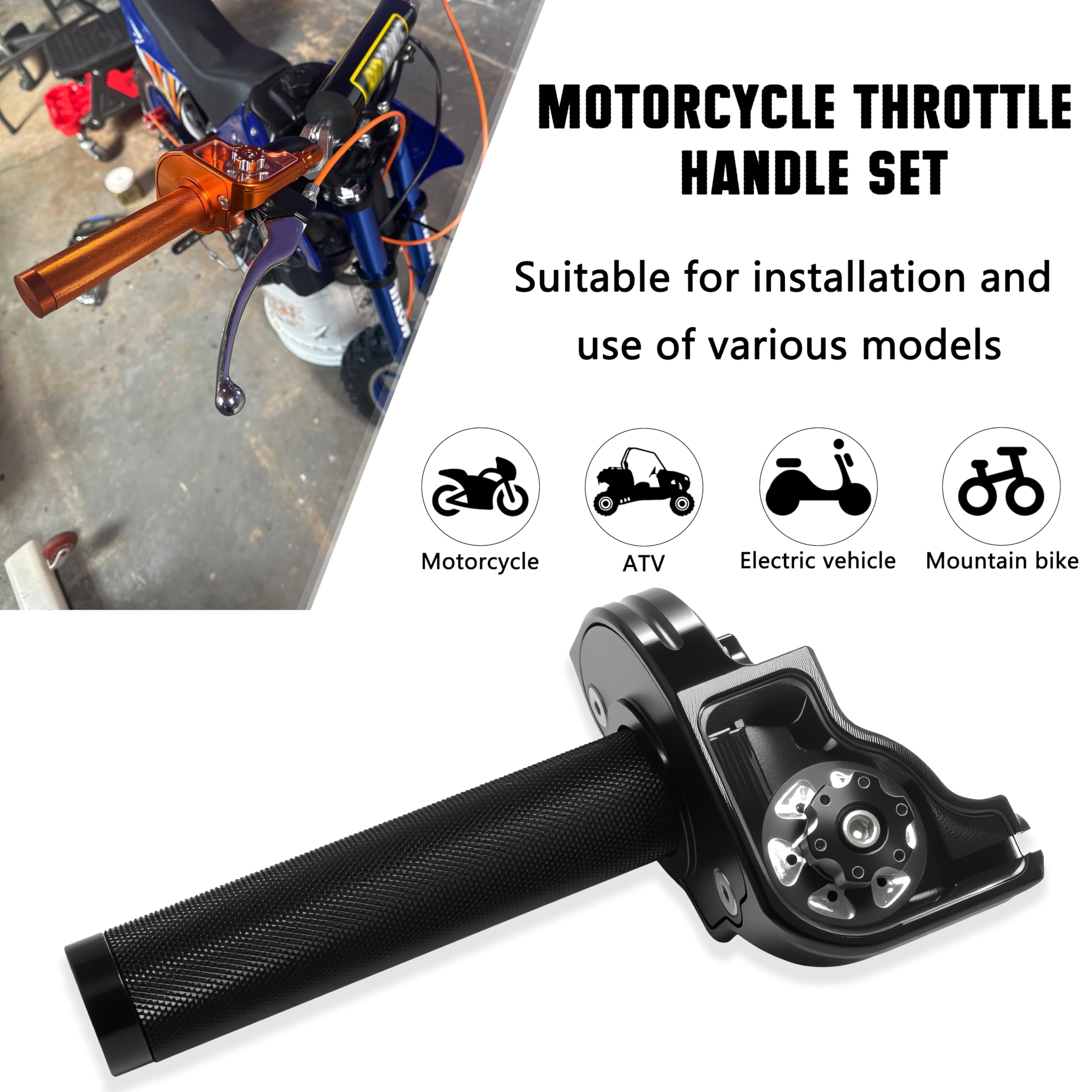 JXPANG throttle cable and M10 adjuster displayed for quick installation benefit