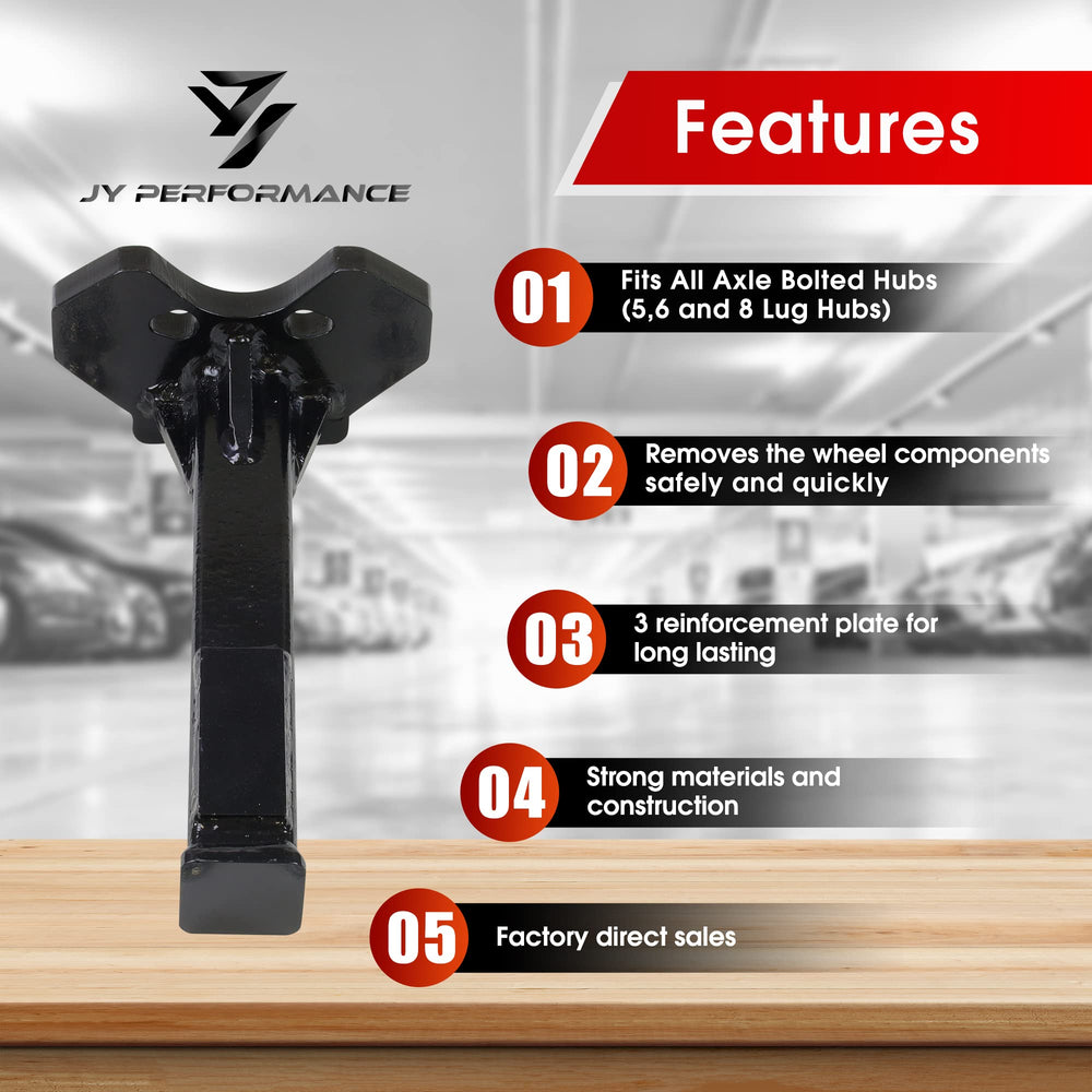 JY PERFORMANCE detailed view of adapter bolts and thread sizes for versatile fitment