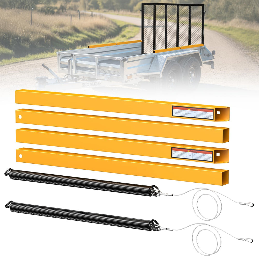 JY PERFORMANCE front view installed on trailer showing smoother gate operation benefit