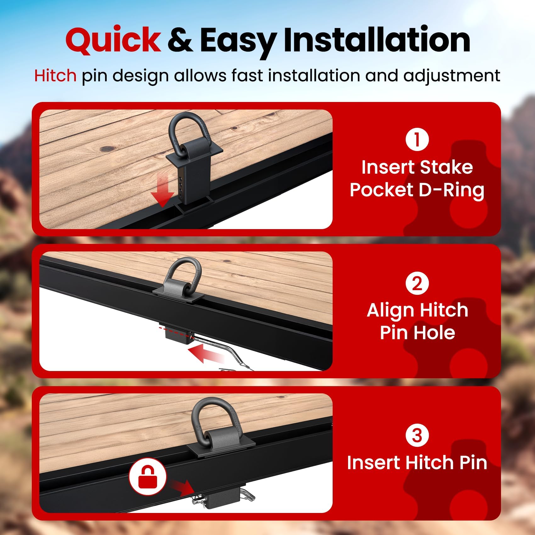 JY PERFORMANCE in use with ratchet strap demonstrating strong load restraint