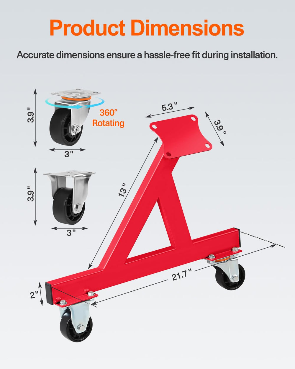 JY PERFORMANCE cradle in garage setting illustrating organized storage and workshop mobility