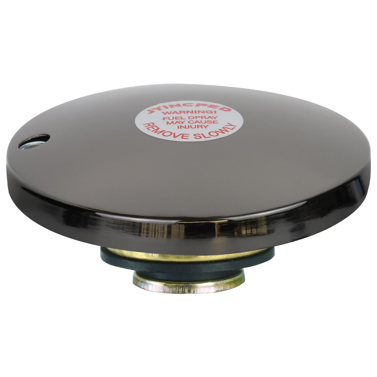 JYINCPED front view cap on 2 inch bung shows secure fit and seal