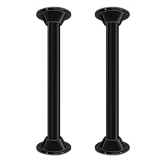 JYINCPED front view of assembled table leg set showing stability