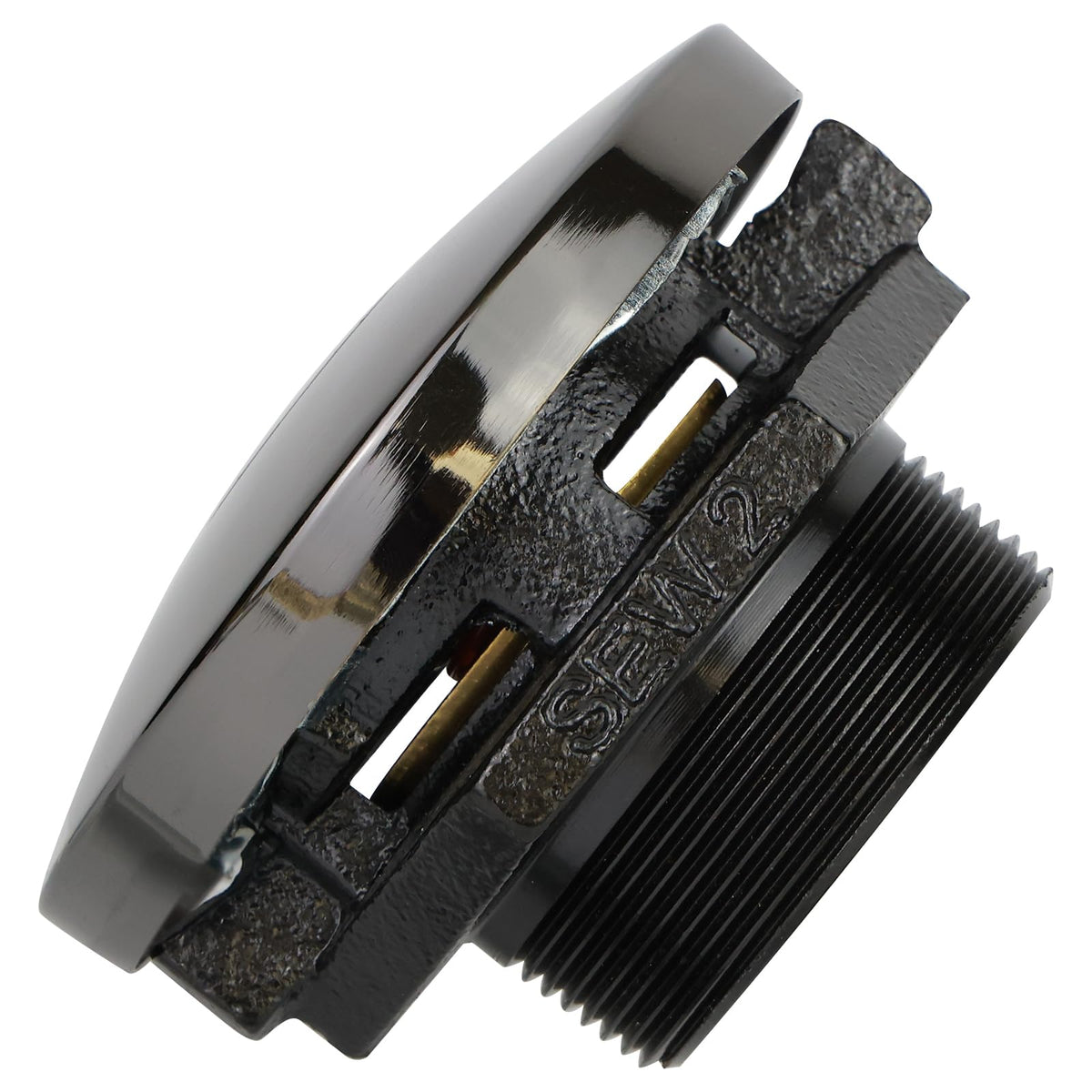 JYINCPED front view of cap showing secure fit and durability benefit