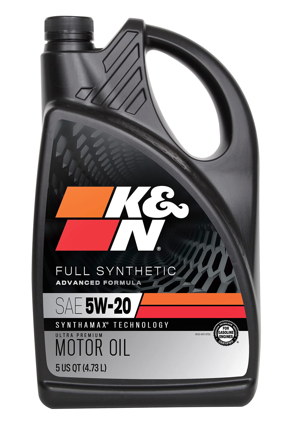 K&N front label showing product name and benefits for quick identification