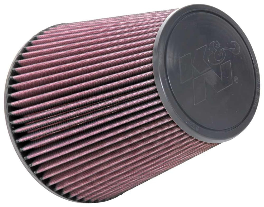 K&N RU-1044 front view showing tapered cone for improved airflow