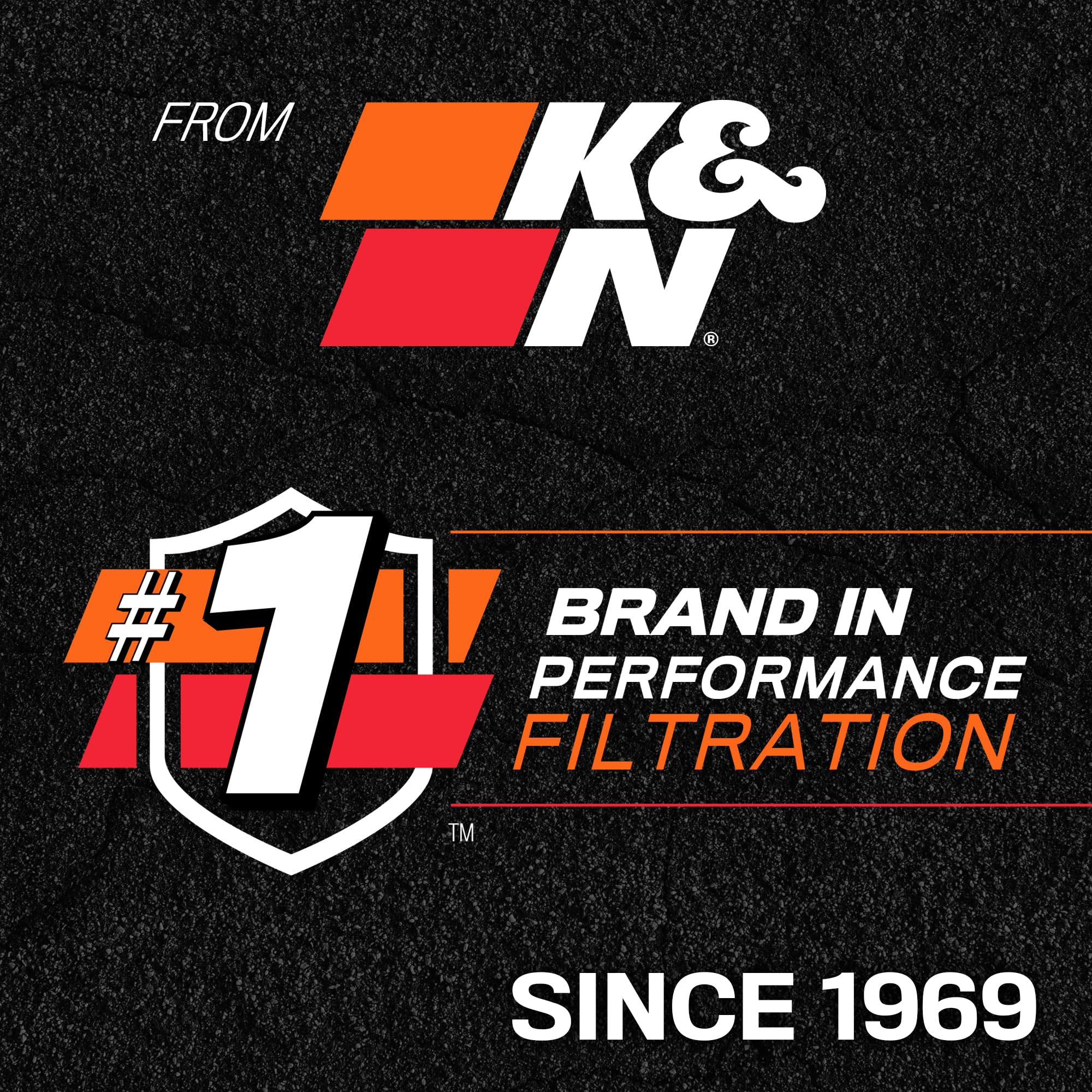 K&N pleat texture and edge gasket close-up emphasizing durable construction and sealing