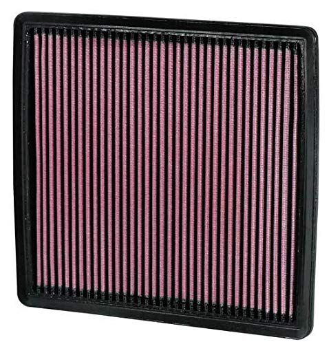 K&N installed in F-150 airbox demonstrating direct-fit convenience