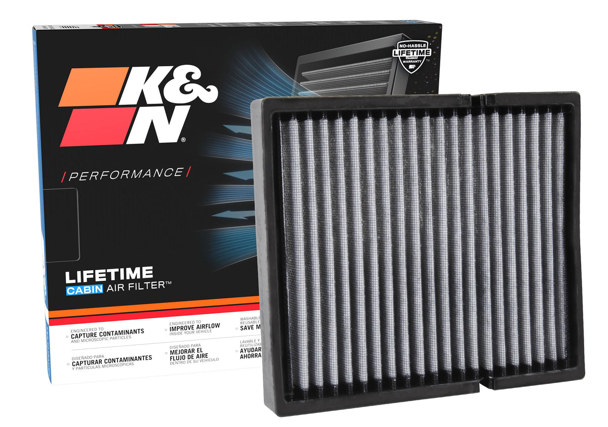 K&N VF2054 front packaging showing filter and branding for easy identification