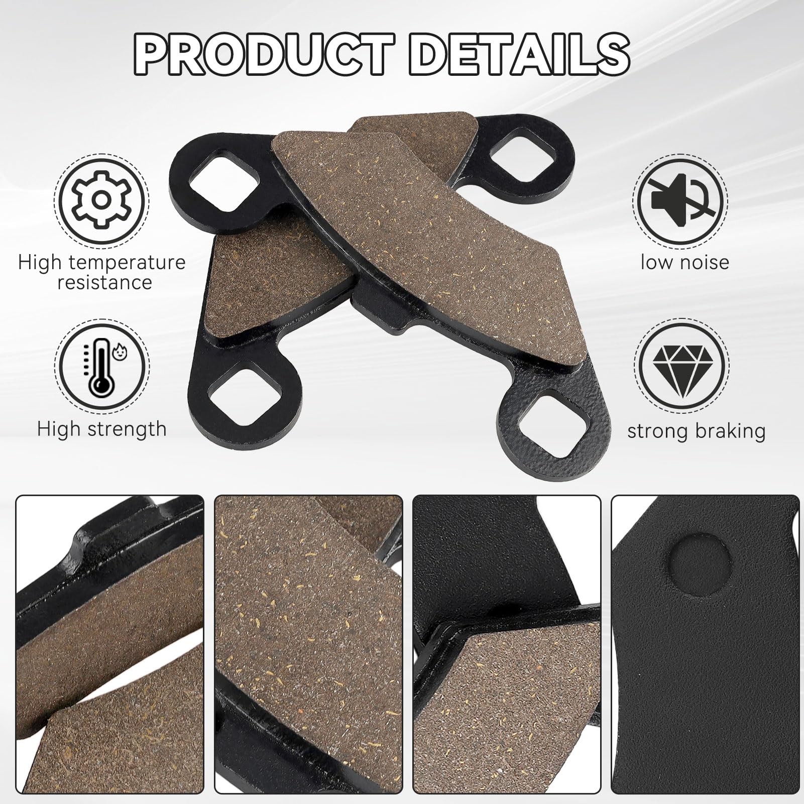 Kabing pad side thickness closeup showing durable, heat-resistant compound