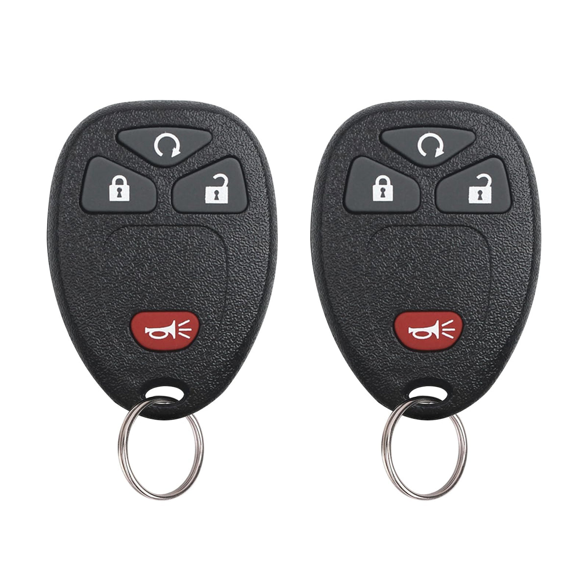 Kaboll front view fob showing buttons and durable casing for reliable replacement