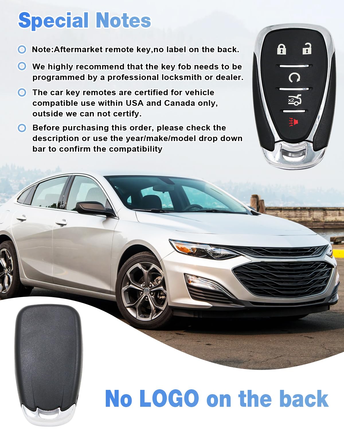 Kaboll remote in hand near Chevrolet door showing quick lock/unlock convenience