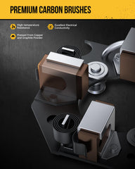 KAC starter pinion close-up showing 10-tooth gear for correct mesh benefit