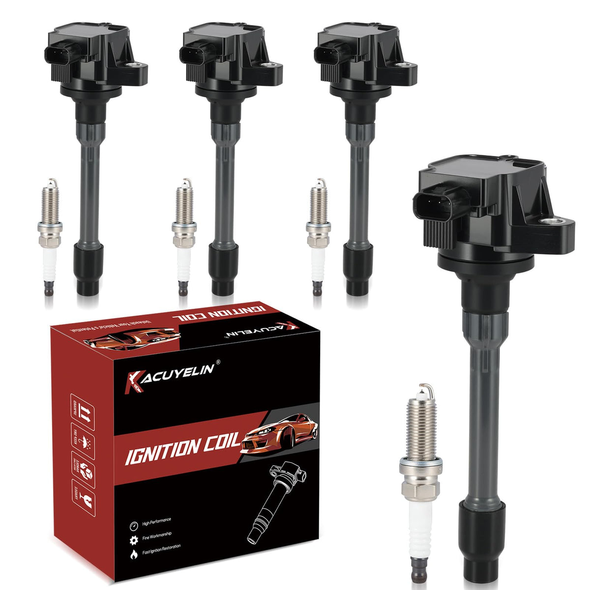 KacuYelin front packaging showing UF749 kit and fitment details for quick identification