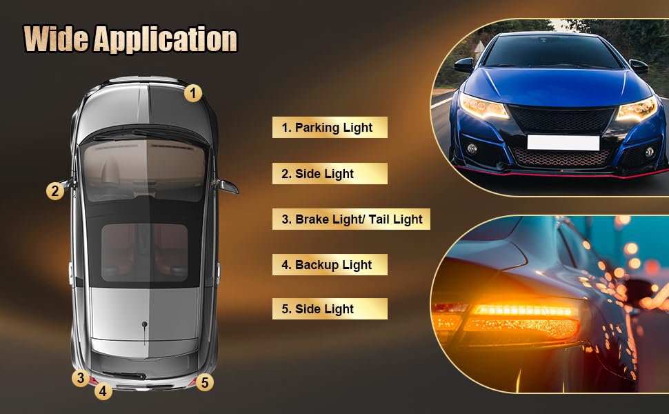 Kadiby bulbs illuminating dashboard cluster, restores instrument visibility
