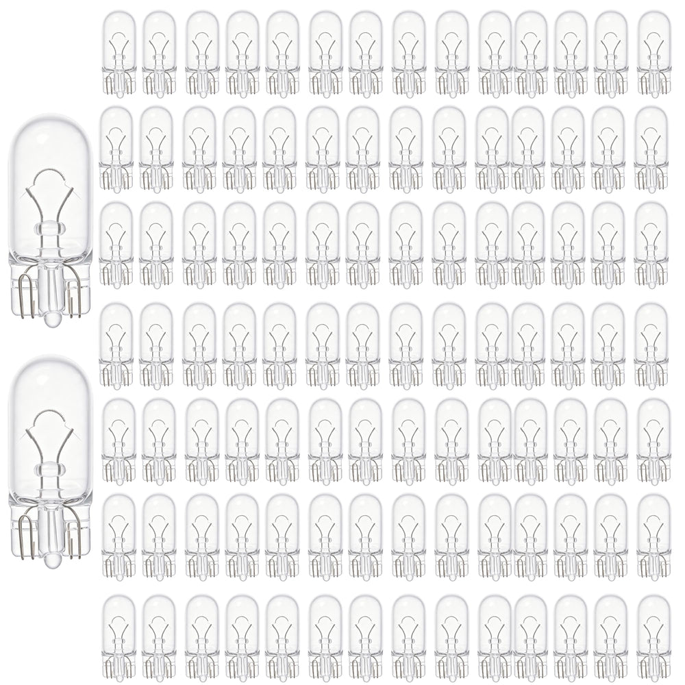 Kadiby 100-pack front packaging showing quantity and clear bulbs, convenient bulk supply