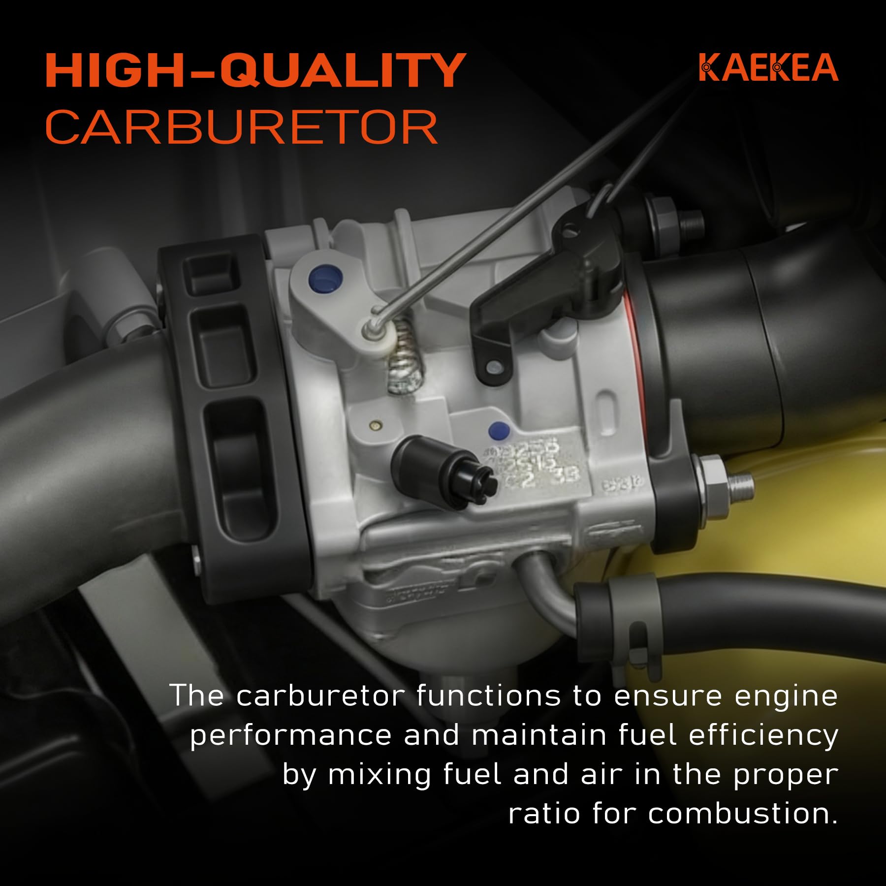 kaekea mounting gasket placed next to carburetor to ensure proper sealing