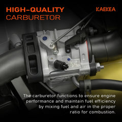 kaekea mounting gasket placed next to carburetor to ensure proper sealing