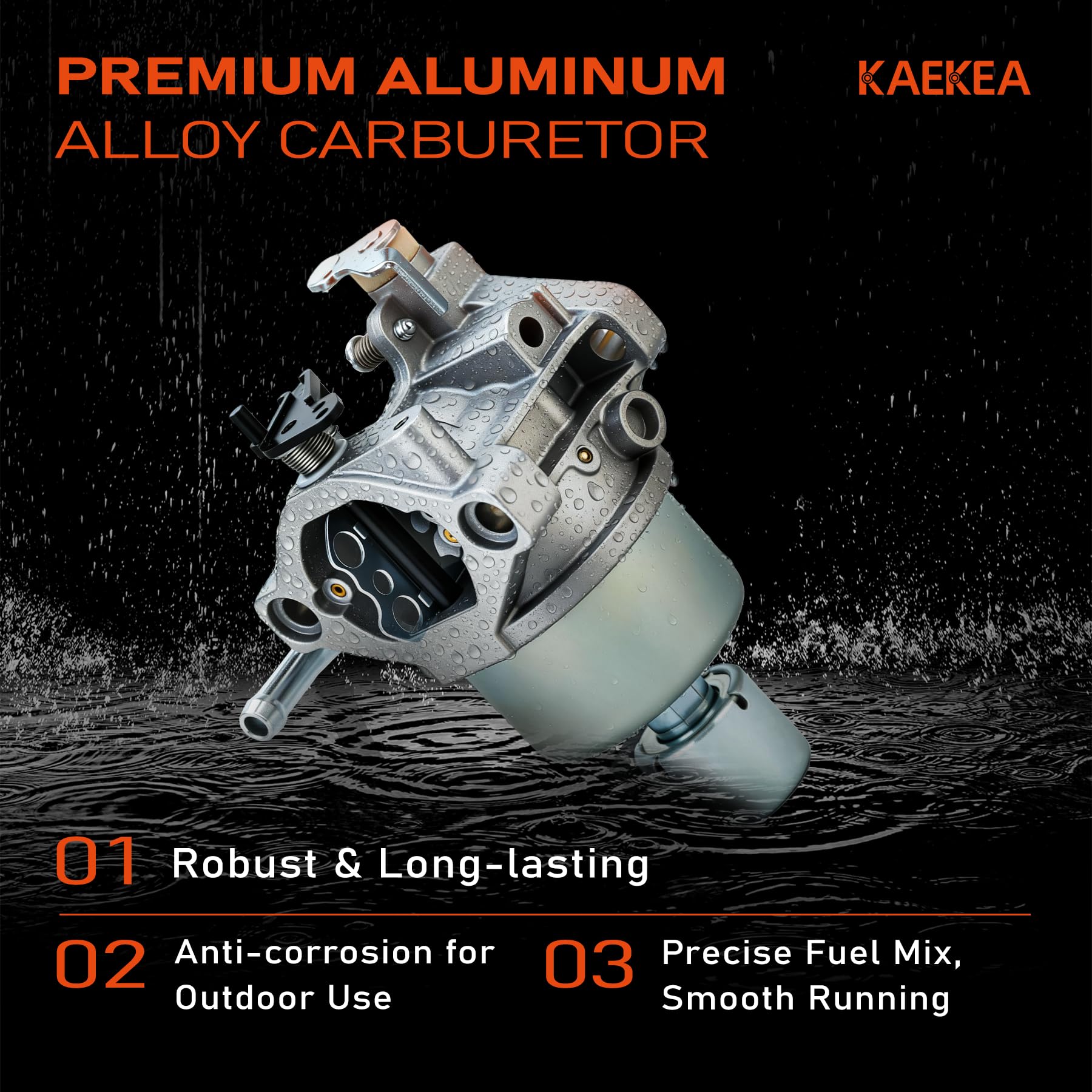 kaekea fuel line and clamps included for secure leak-free fuel delivery
