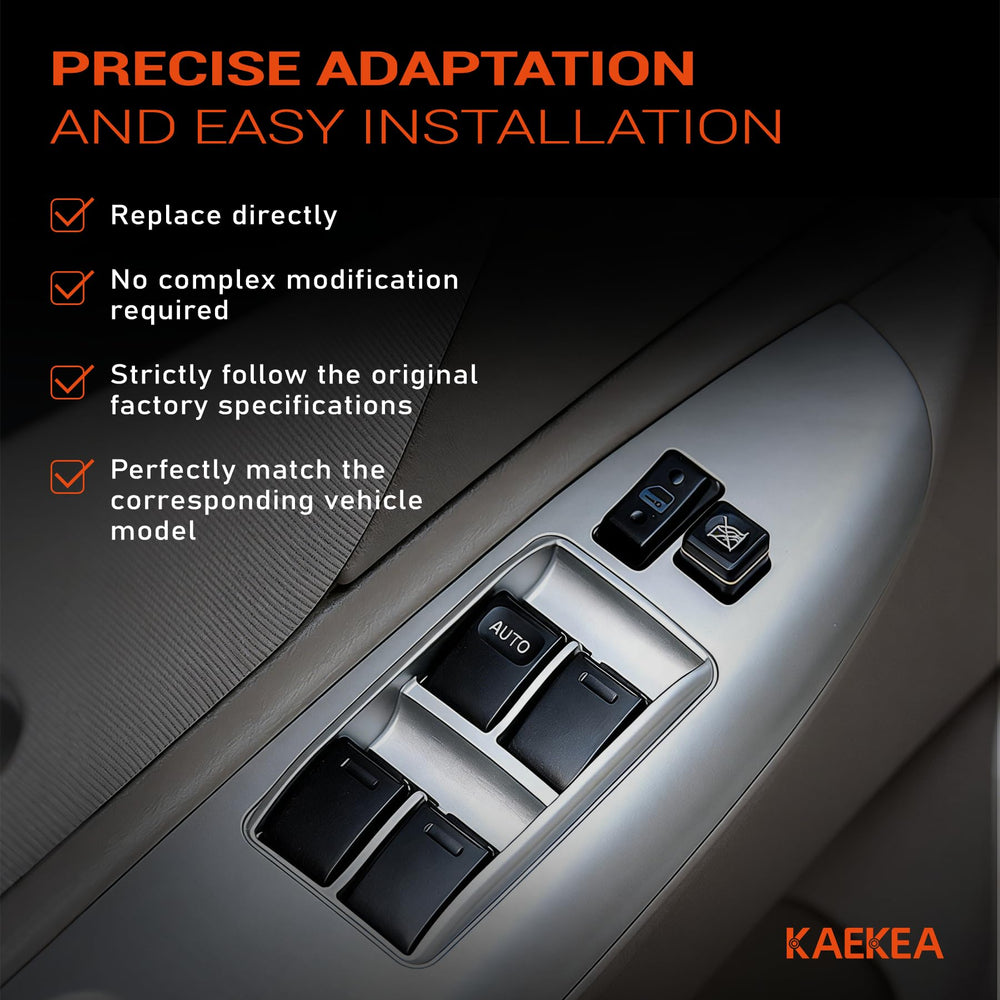kaekea installed in vehicle driver door restoring driver-side window control