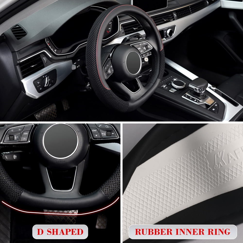 KAFEEK detail of stitching and edge for long-lasting wear resistance