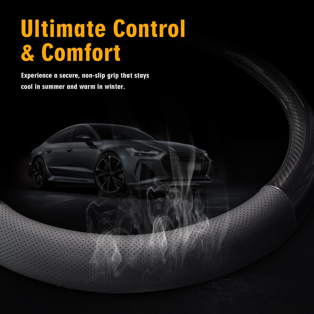 KAFEEK microfiber leather detail emphasizing breathability and sweat reduction