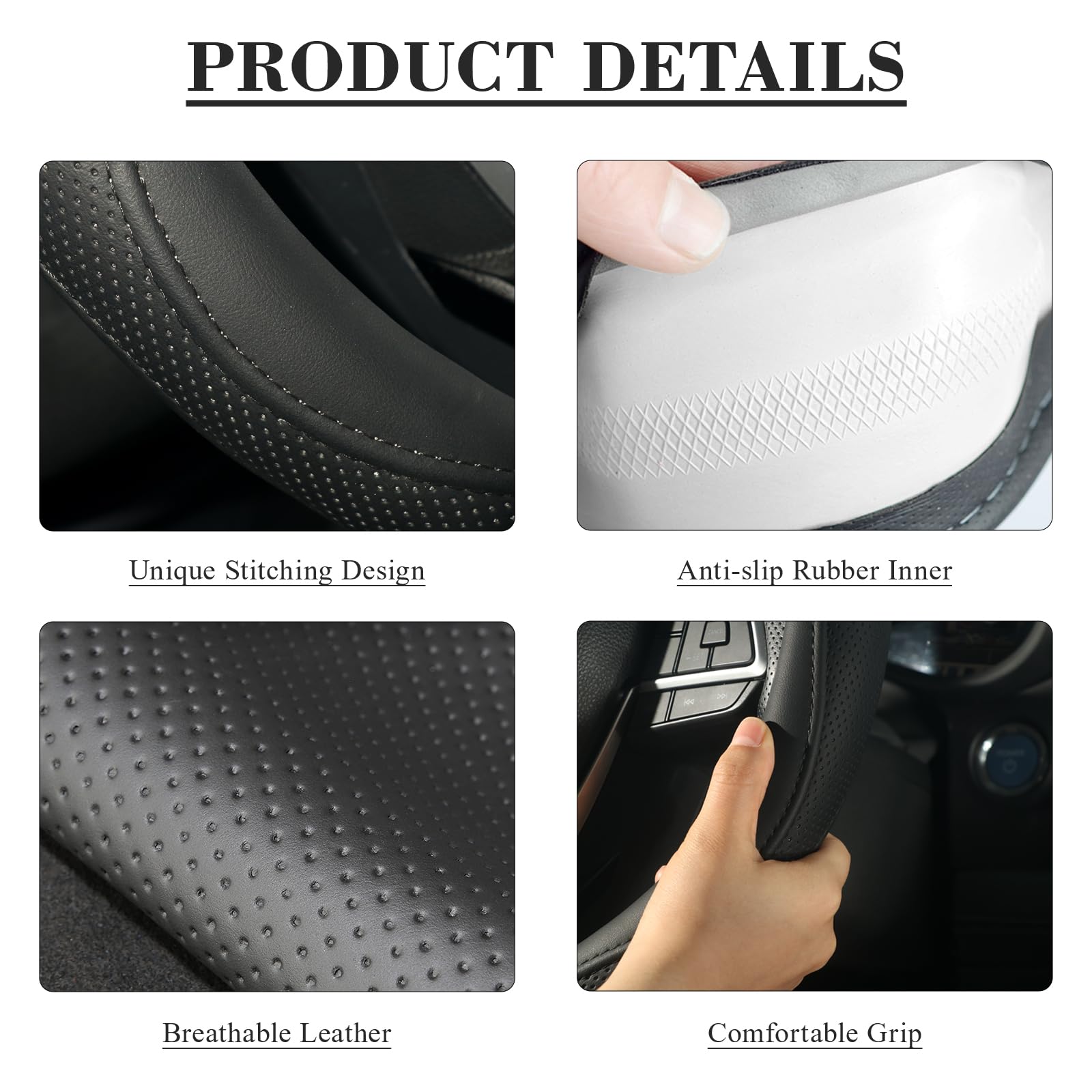 KAFEEK inner skidproof backing detail improving stability and safety