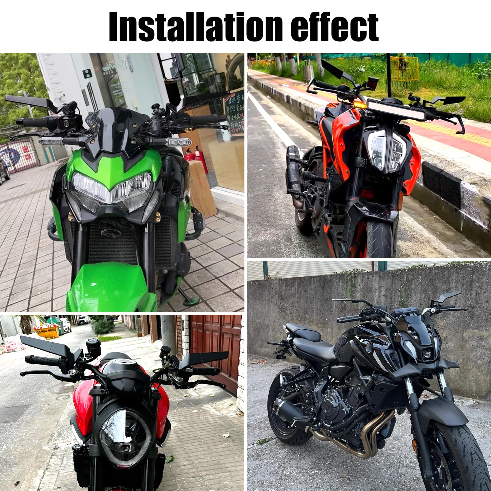 KAIQIVEM mounting hardware and spacers included for adaptable fitment