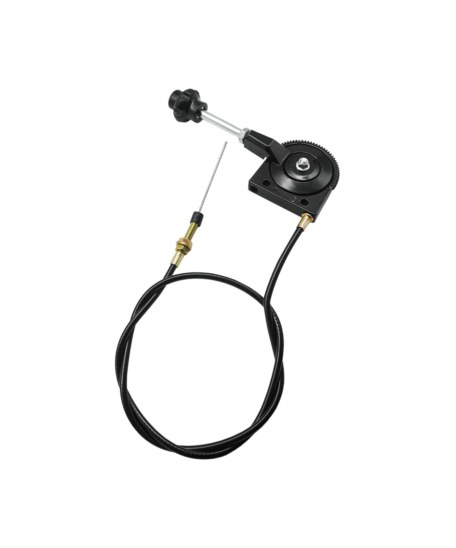 kakeken 40-inch throttle cable front view showing complete cable and connectors for easy replacement
