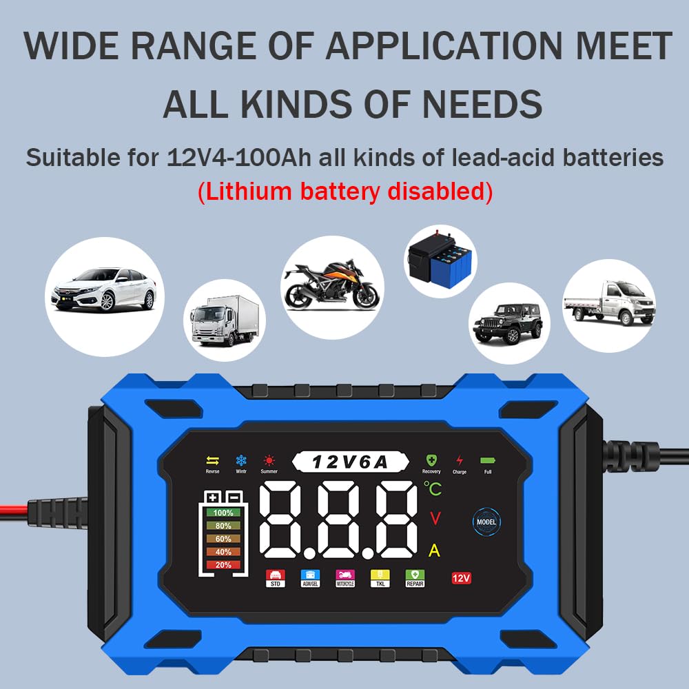 kalonwell closeup LCD display showing voltage current and temperature readout
