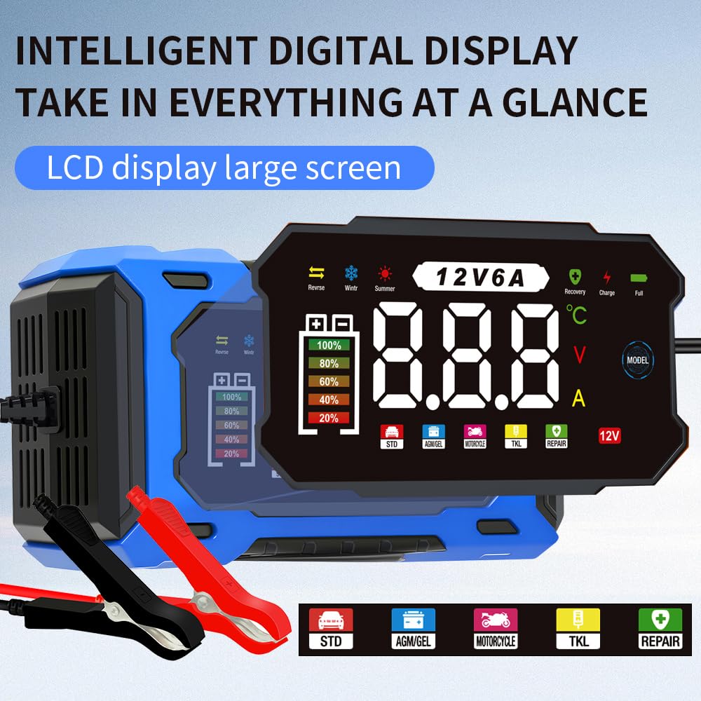 kalonwell connected to car battery delivering fast safe charging on vehicle