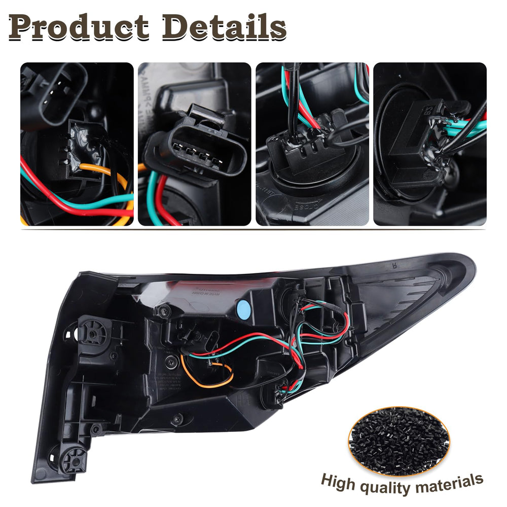 KAMDKI bulb socket and wiring detail demonstrating plug-and-play connectors