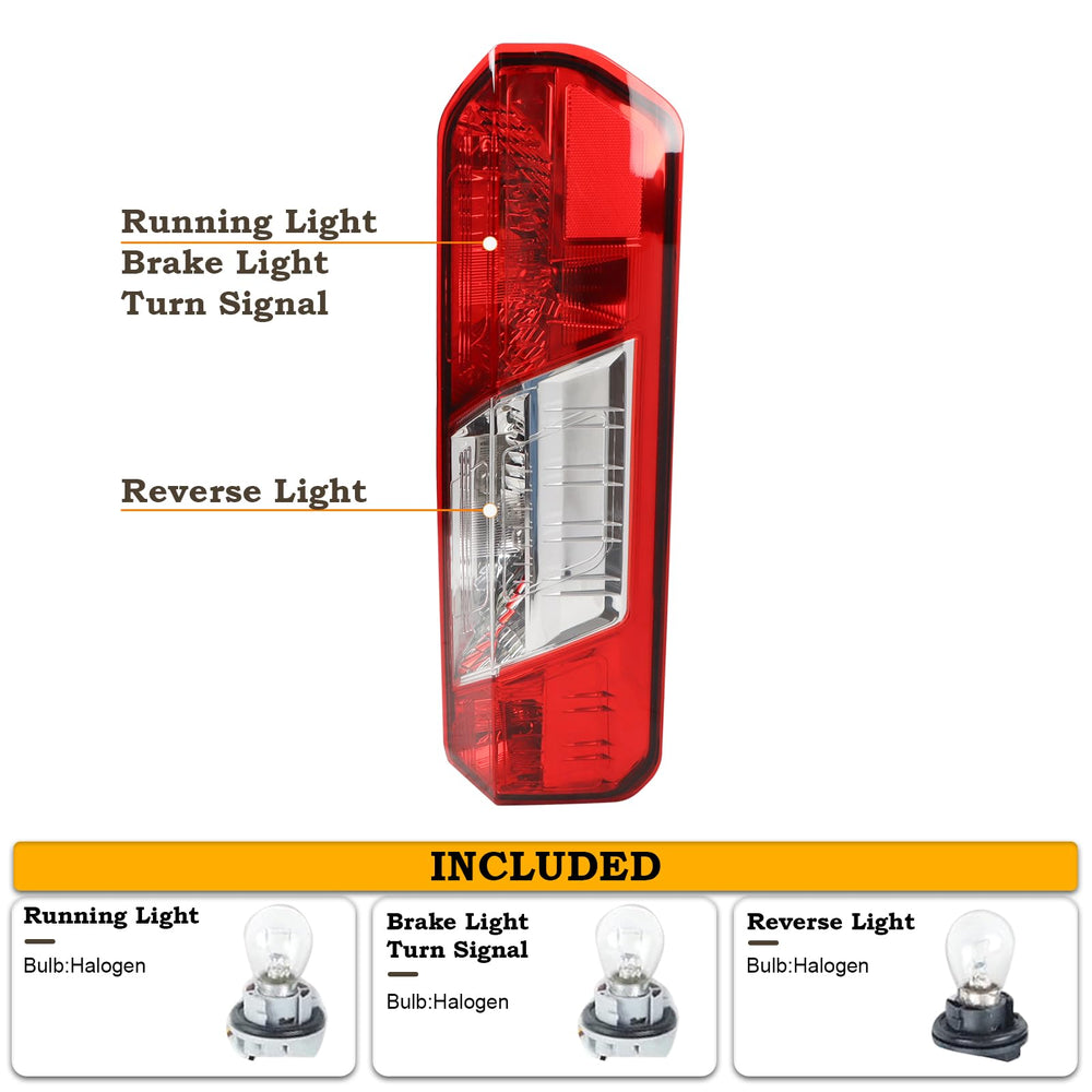 KAMDKI tail light side profile showing mounting points and streamlined design benefits