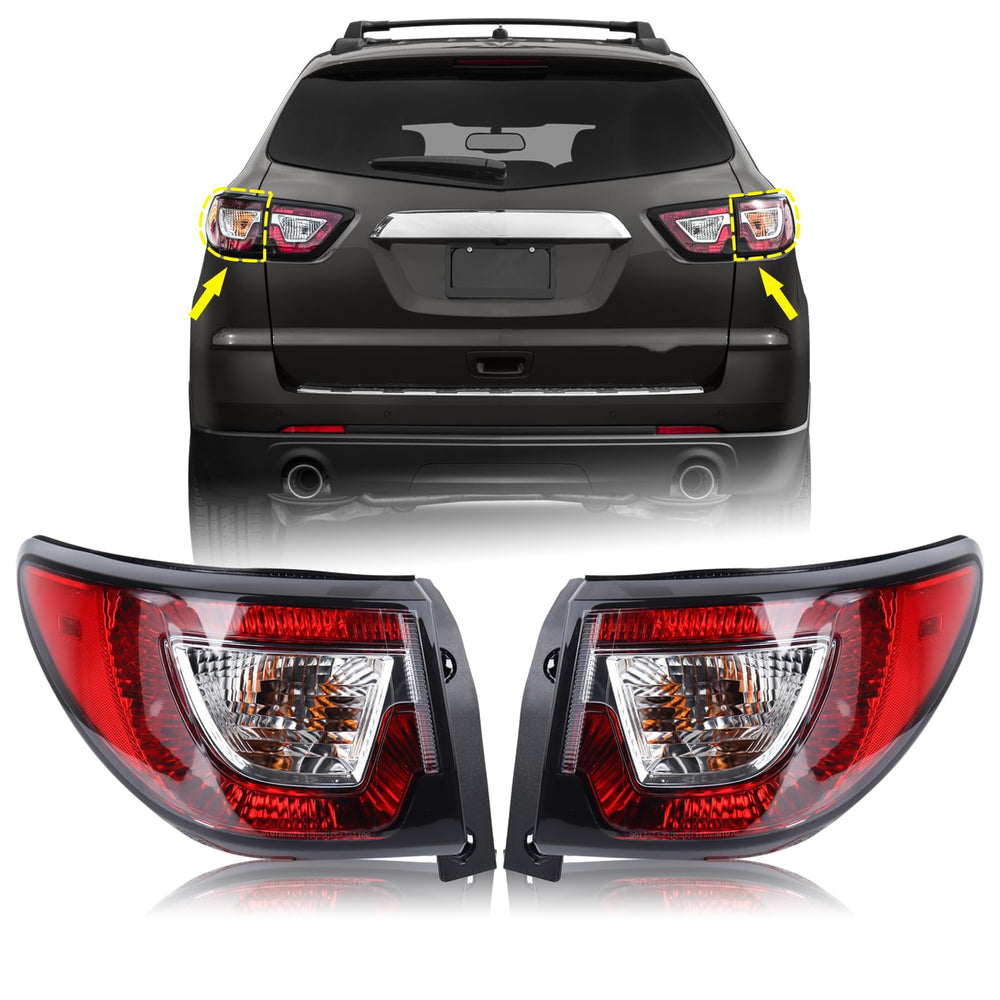 KAMDKI front view tail light assembly showing fit and finish for easy replacement