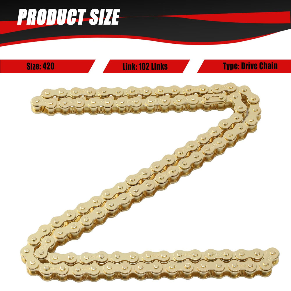 KAMIER side view of gold chain showing plated surface for corrosion resistance