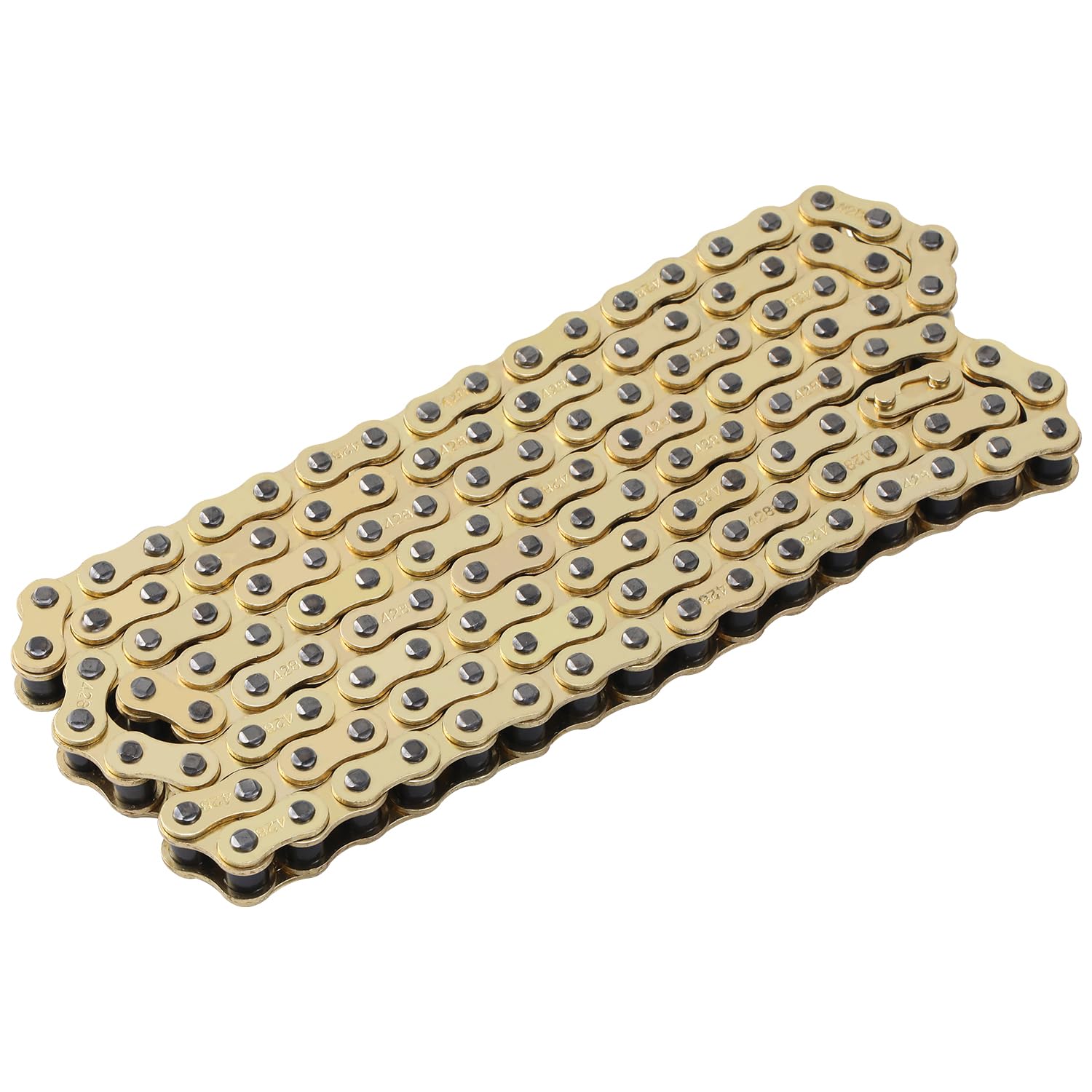 KAMIER chain beside ruler showing scale and link pitch for correct sizing
