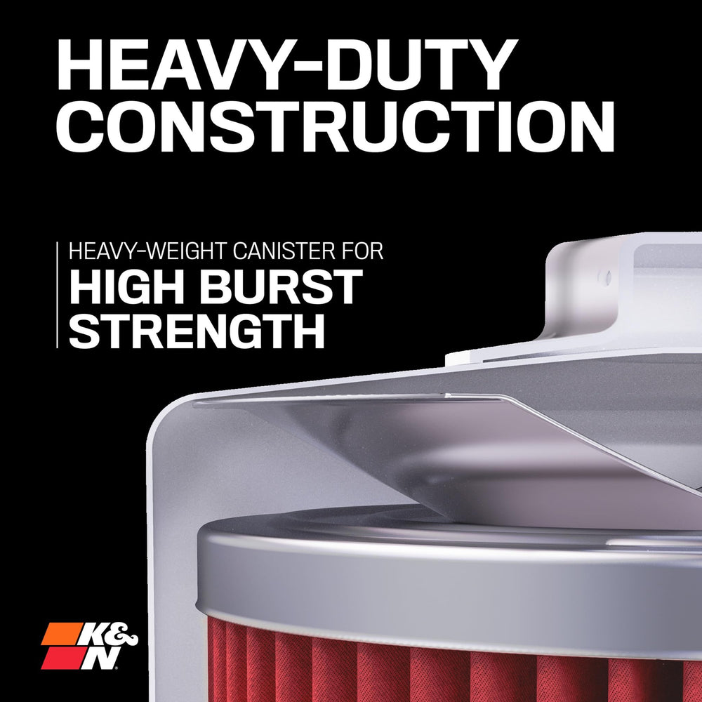 K&N KN-204 installed on motorcycle engine illustrating straightforward fit and serviceability
