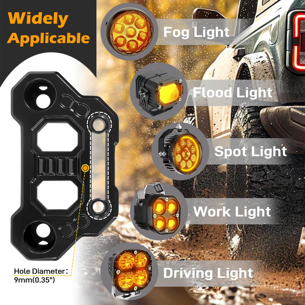 KANGIKX sliding slot and fixed hole detail allowing 47mm adjustable positioning