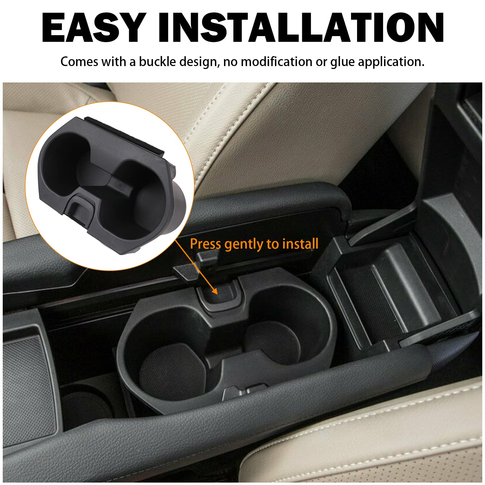 KanSmart top view with cup and coins showing dual-use storage and organization benefit