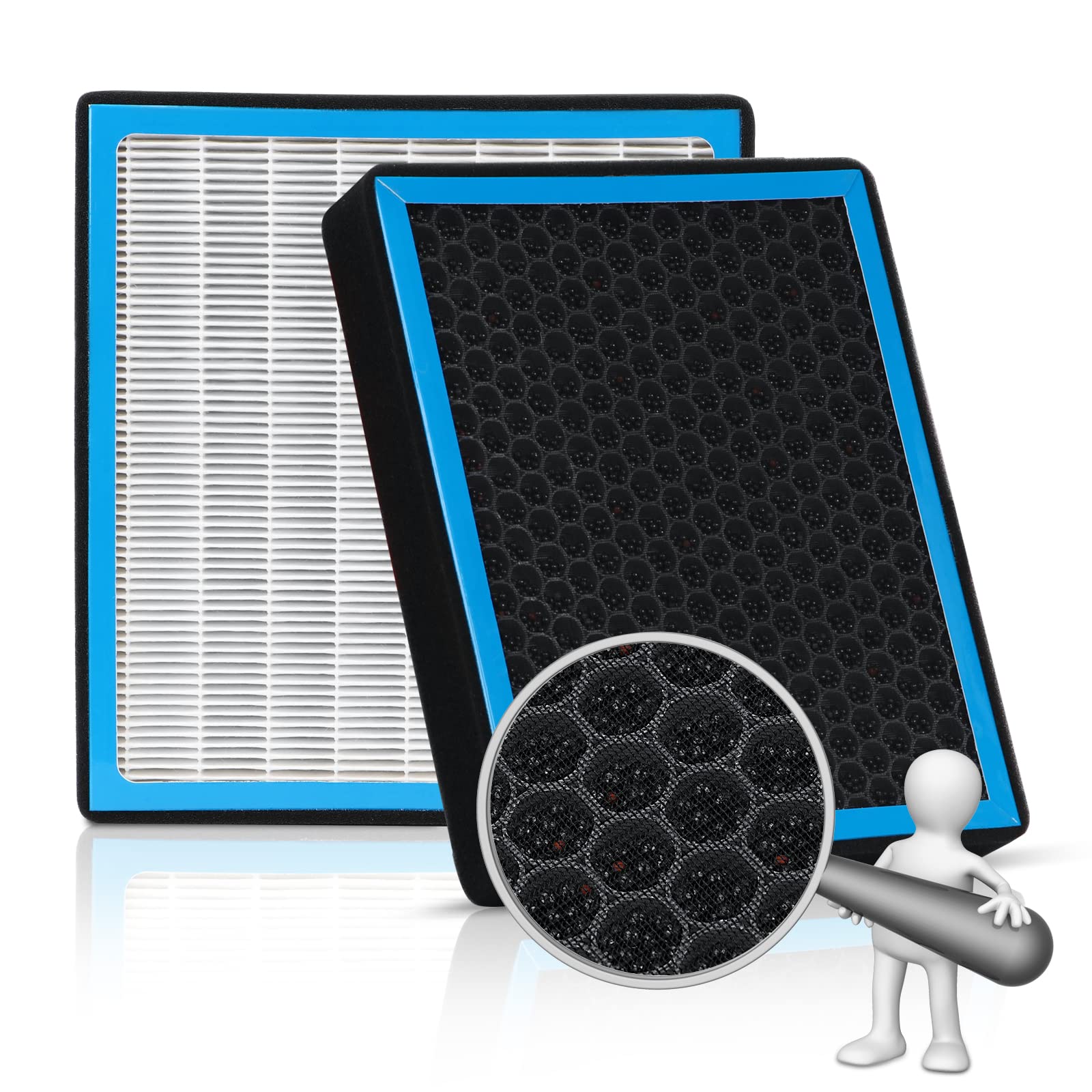 KARCOCA CF11966 front view showing clean replacement filter and fit benefit