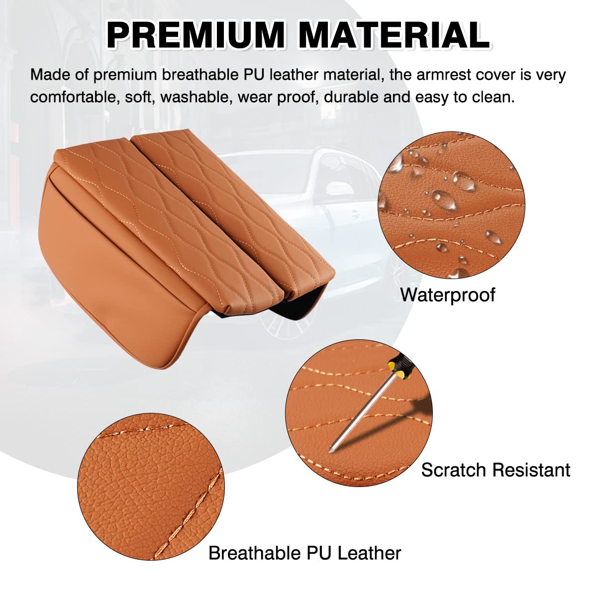 Karltys profile of padded armrest displaying added comfort and elbow support