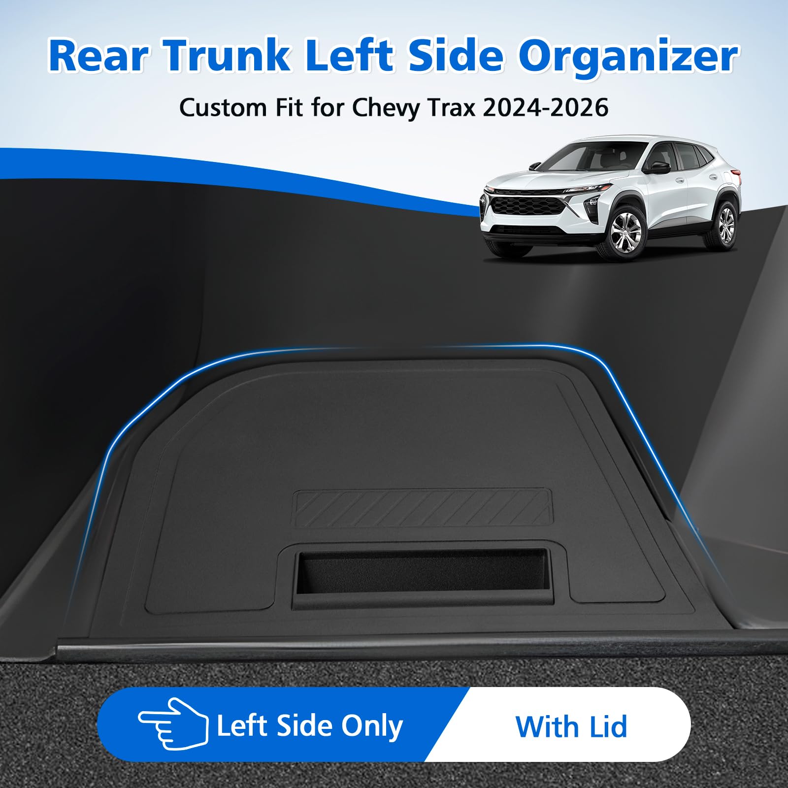 Karltys storage box with lid closed adding clean finished appearance