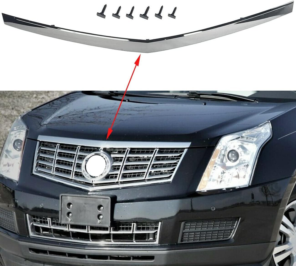 KARPAL hood molding trim front view showing fit and restored appearance