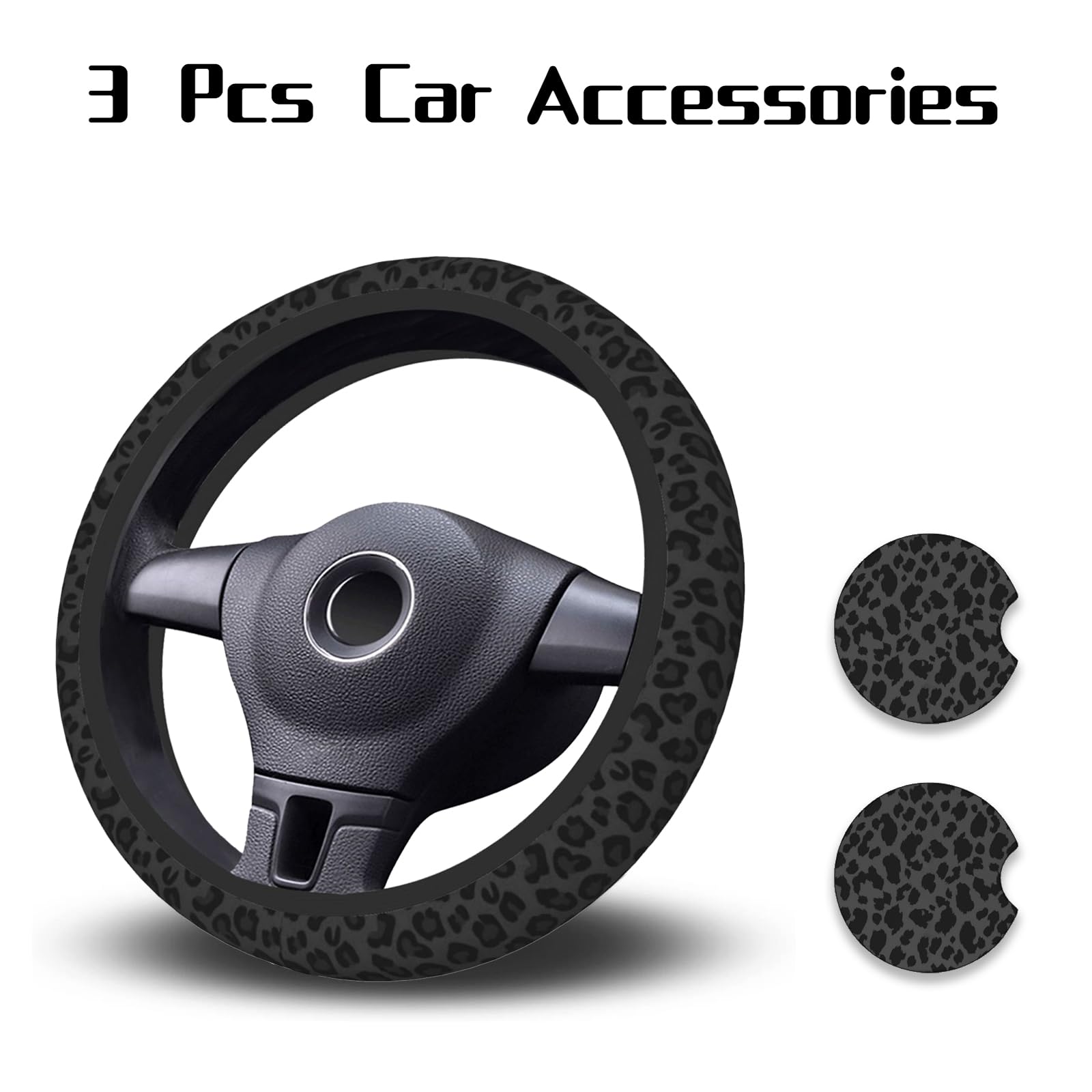 KARREAL close-up of steering cover texture with comfortable grip benefit