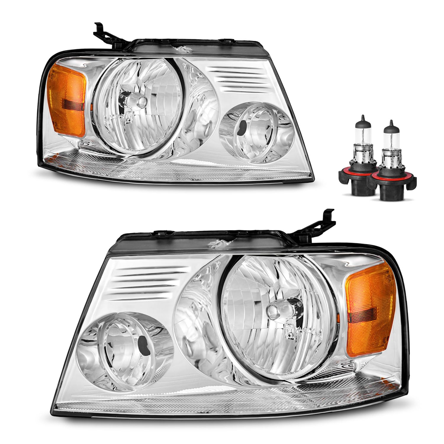 KarSpareHub front view headlight assembly showing exact OEM fit